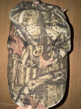 SC Johnson Embroidered  Logo Promotional Camo Baseball Cap OSFM